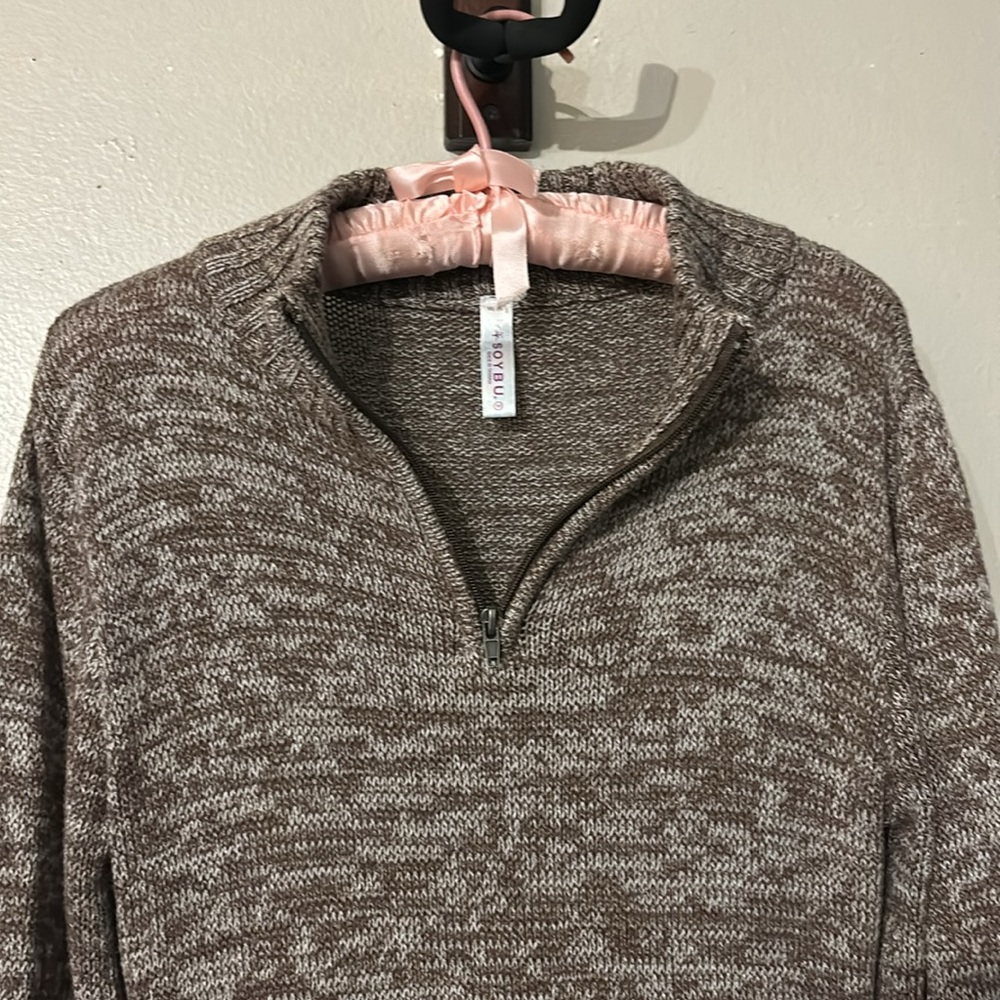 Soybu Dress melange with white snowflake print, size M - Picture 3 of 12